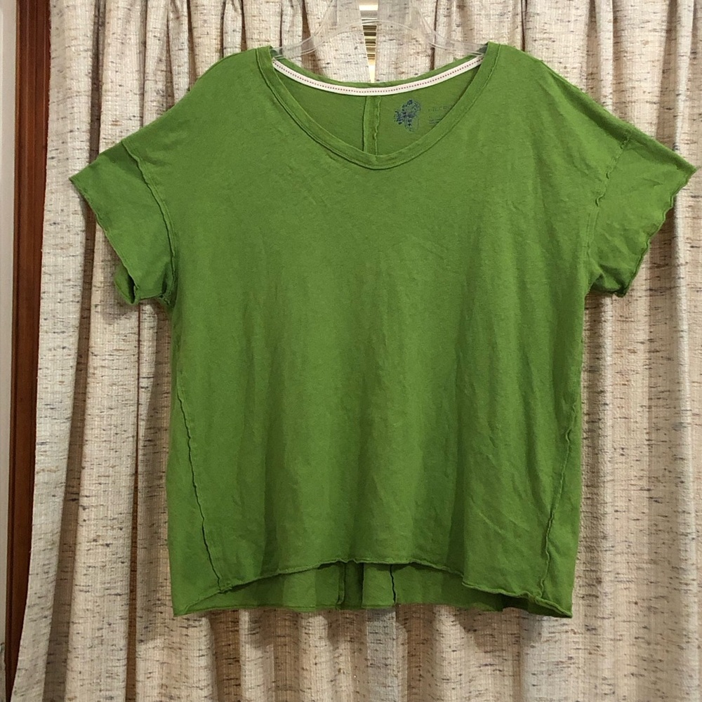 Pilcro Anthropologie Linen Cotton Blend Swing Tee - XL